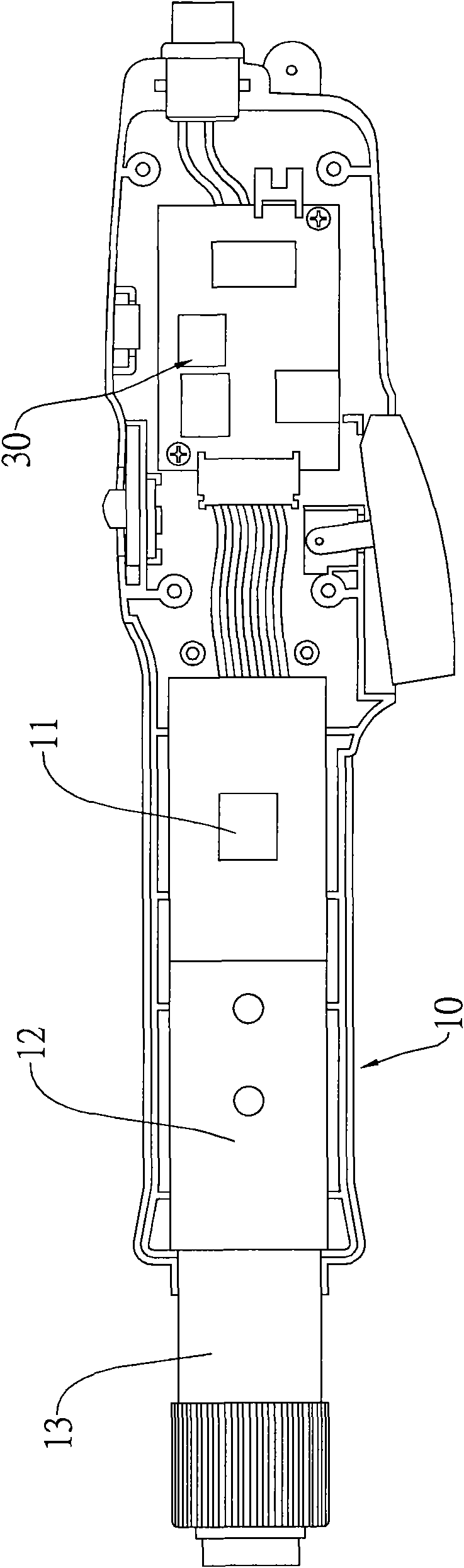 Electric screw driver capable of detecting correct locking of screw