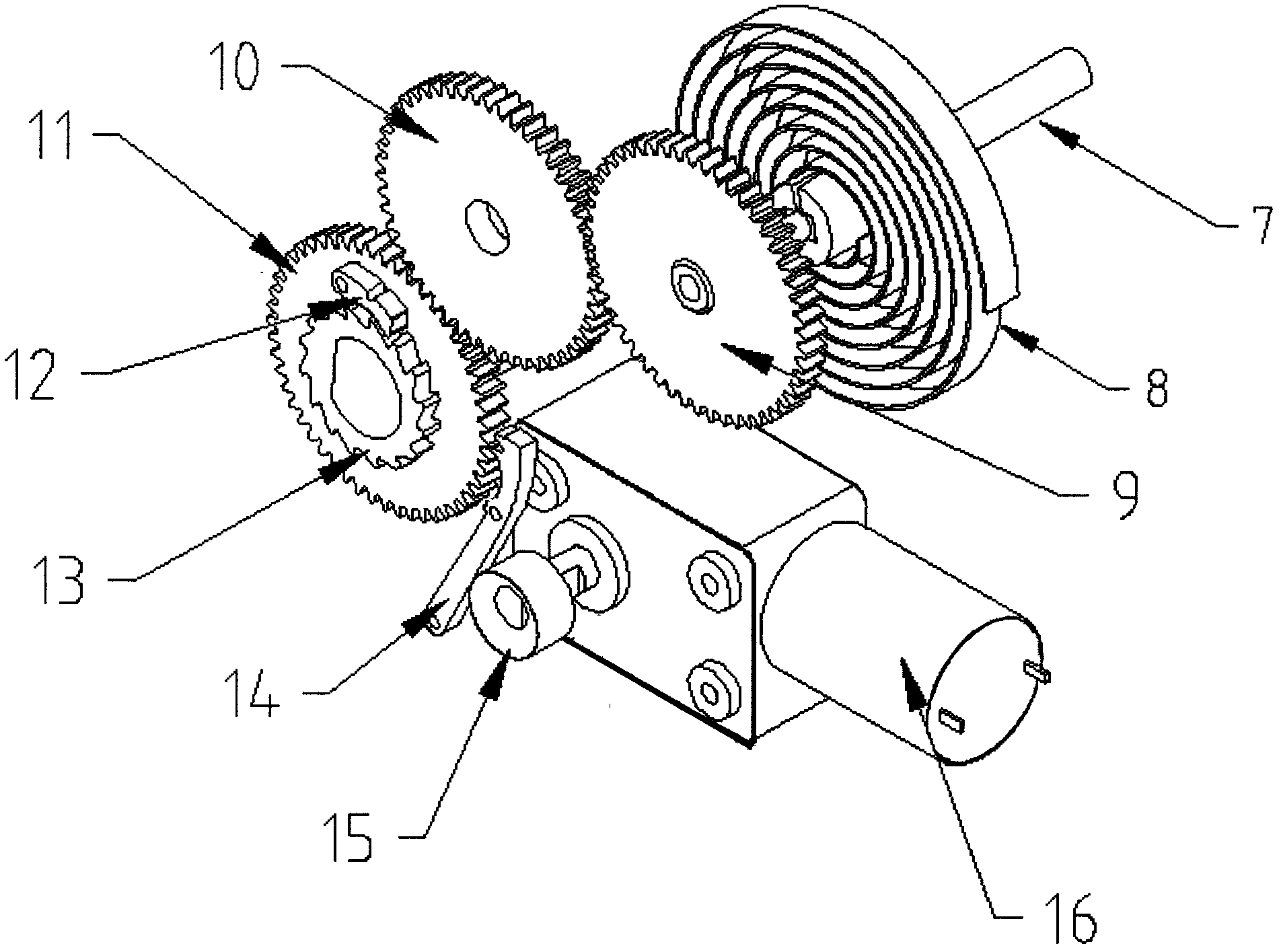 Mechanical double-shaft solar tracking bracket