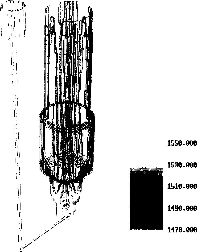 Integral easting method of cast steel supporting roller