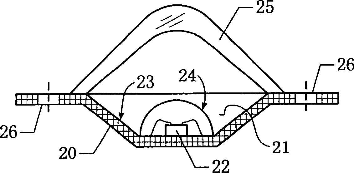 LED white light source based on metal circuit board