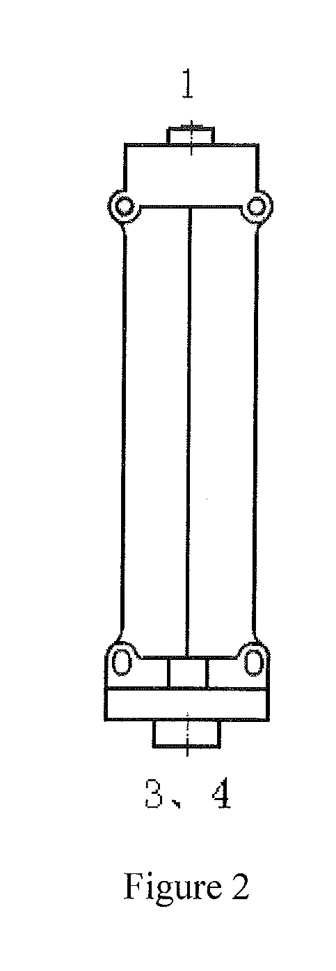 High power water-cooling resistor of converter valve for high voltage direct current transmission