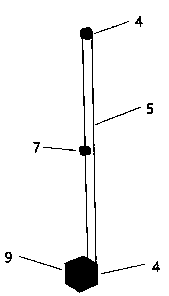 Automatic device capable of achieving anti-corrosion paint spraying work of vertical framework in transformer substation