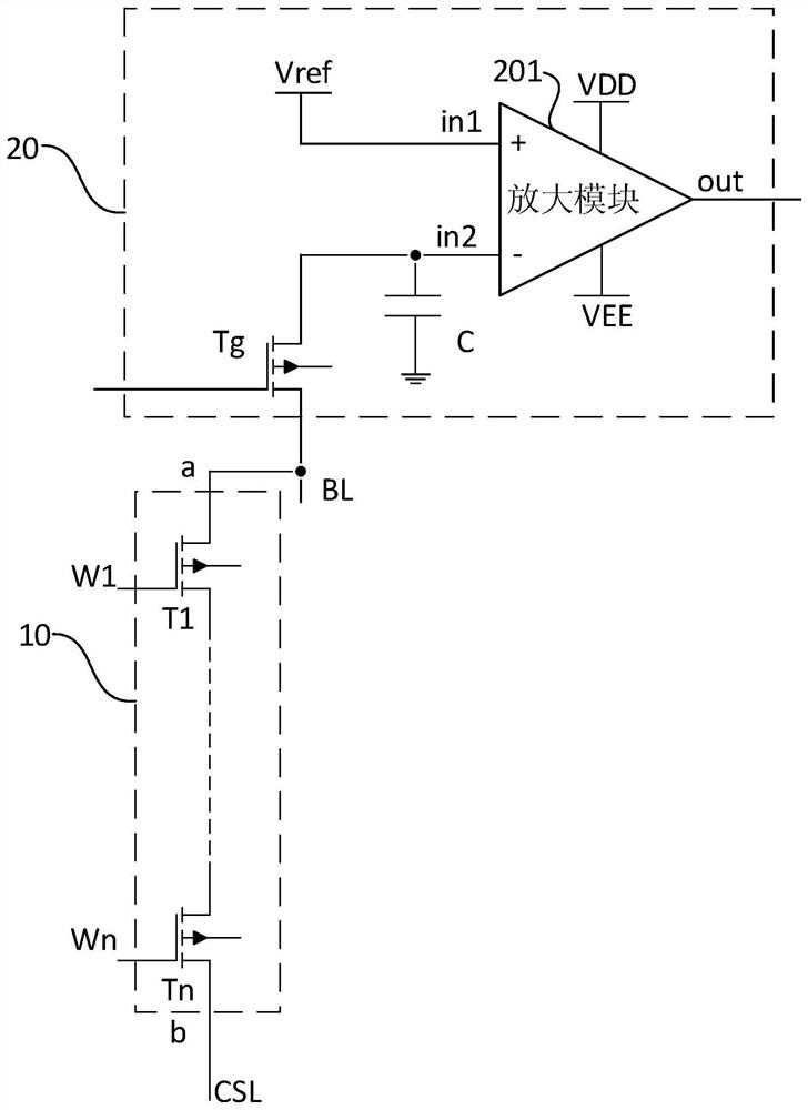 A kind of leakage test method of nand type flash memory