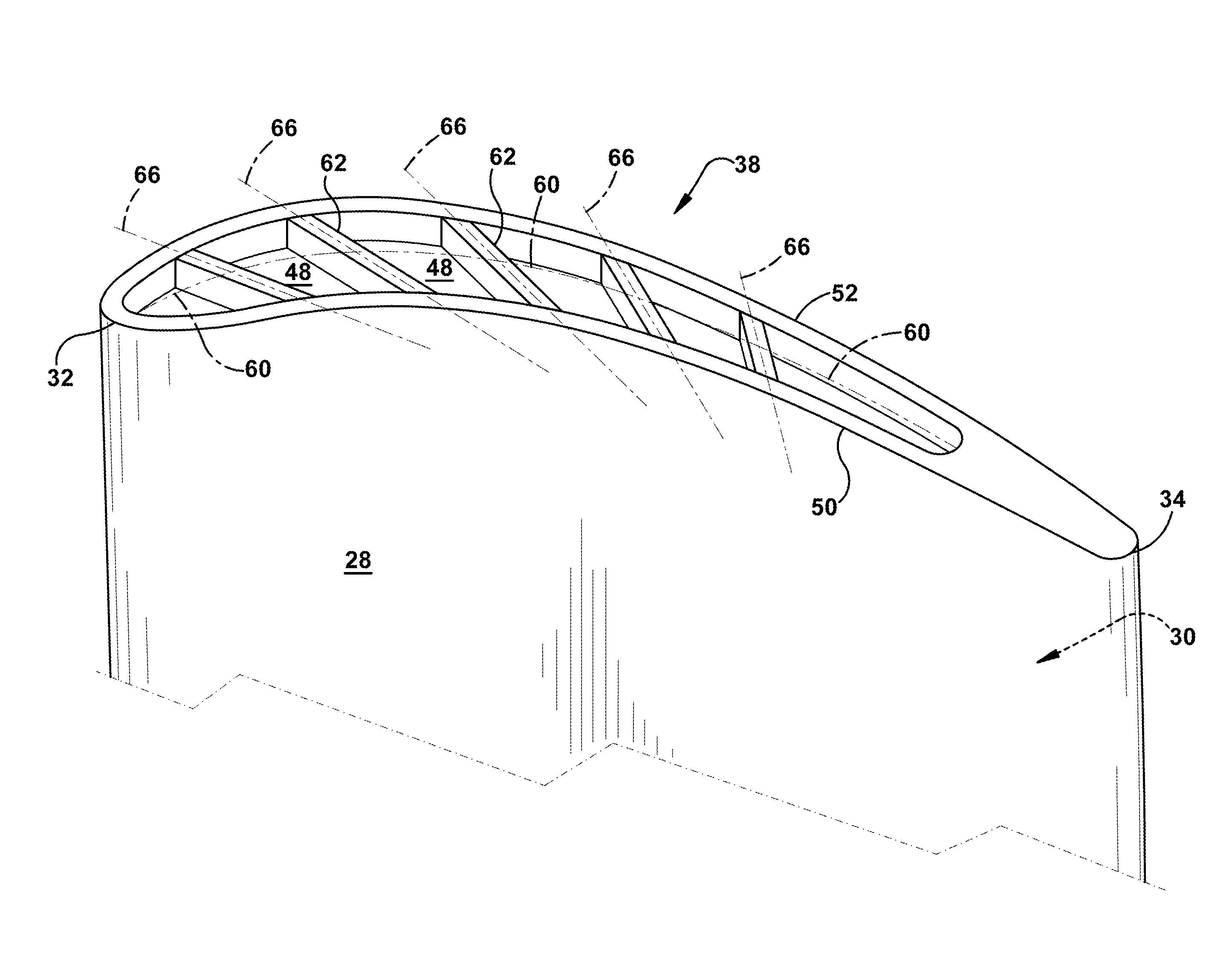 Turbine rotor blade tips that discourage cross-flow