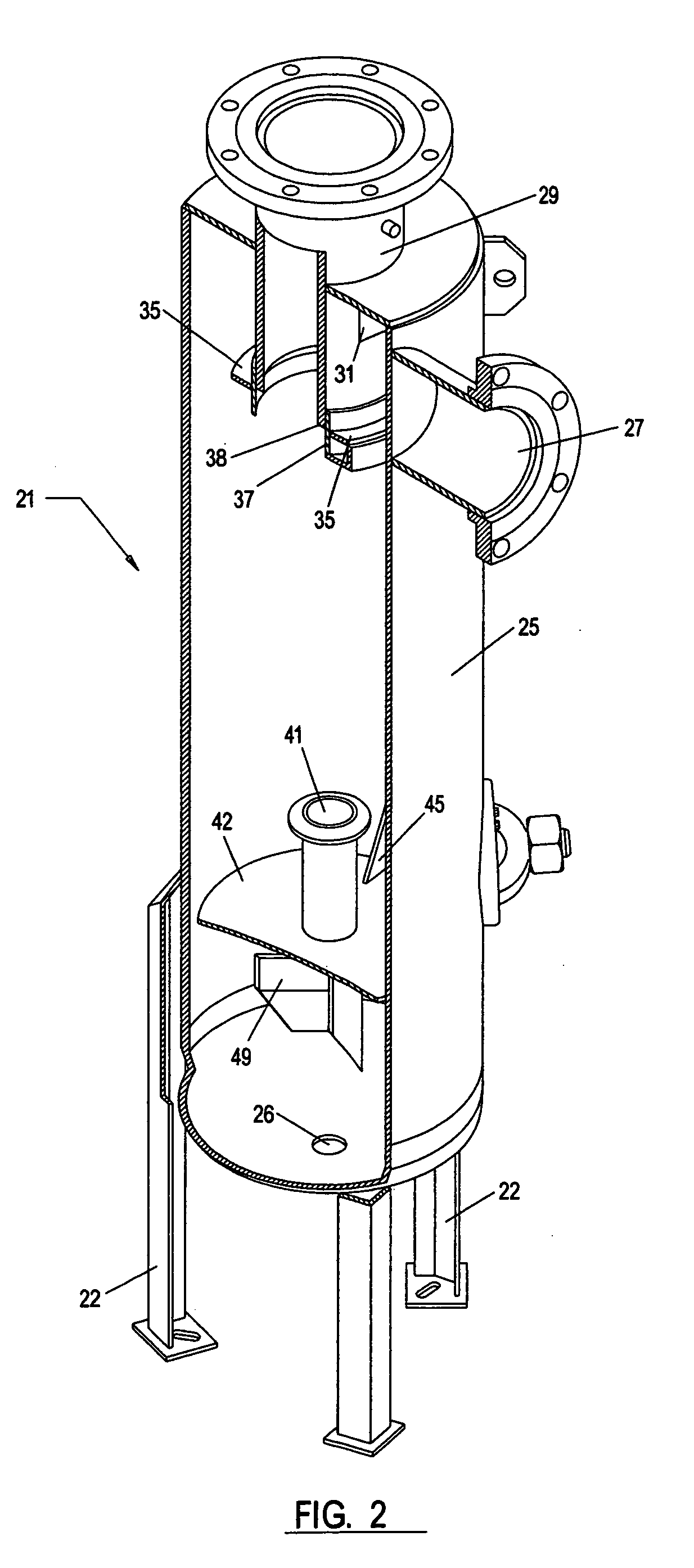 Dual stage centrifugal liquid-solids separator