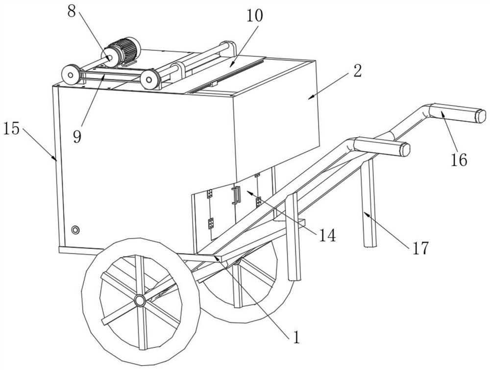 Agricultural fertilizing device