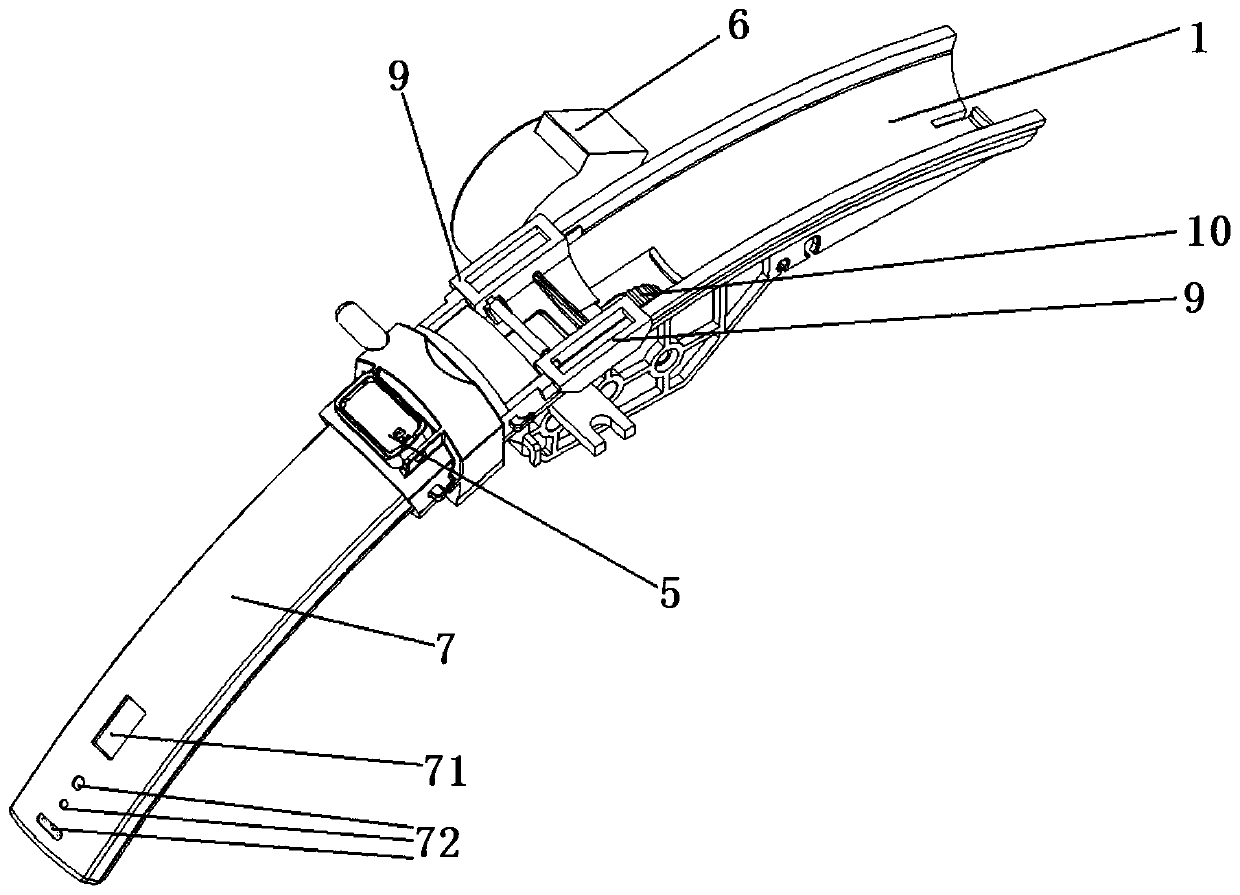 Spraying pipe assembly with LED physiotherapy lamps and intelligent closestool with spraying pipe assembly