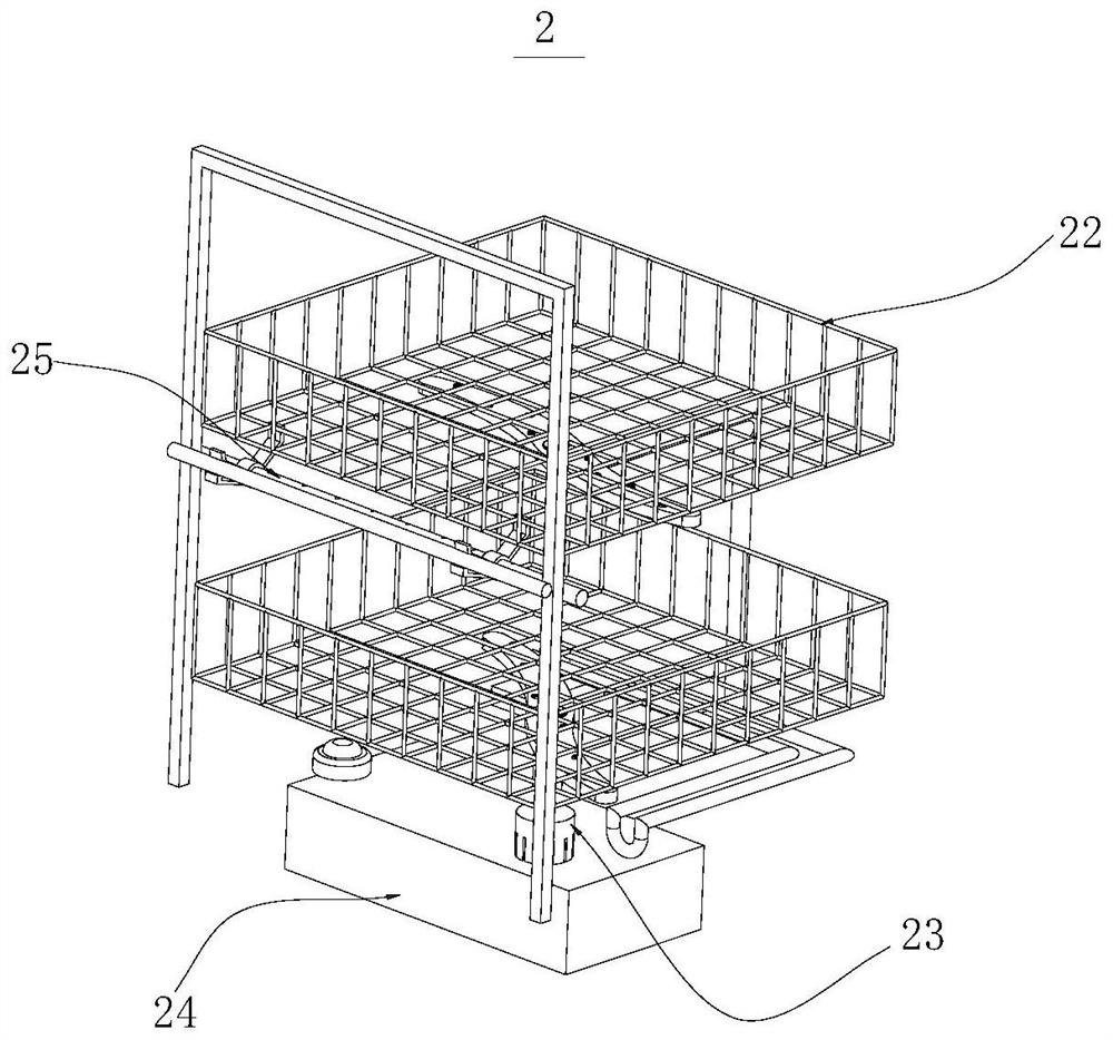 Washing method and device for dish washing machine and dish washing machine