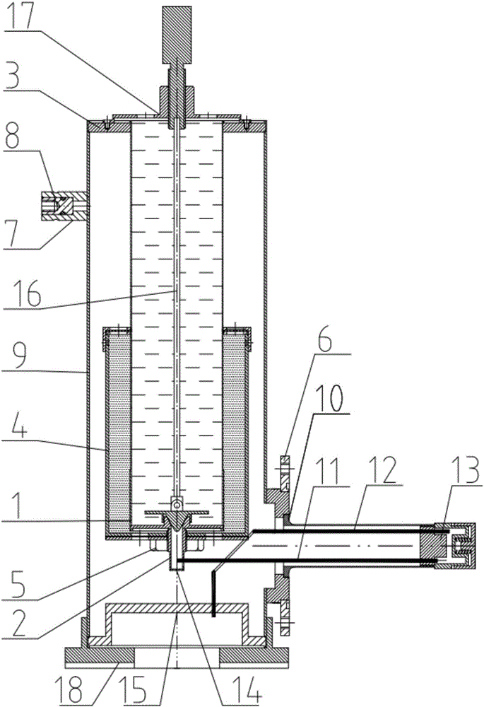 Liquid nitrogen horizontal refrigeration device for testing infrared detector Dewar assembly and design method thereof