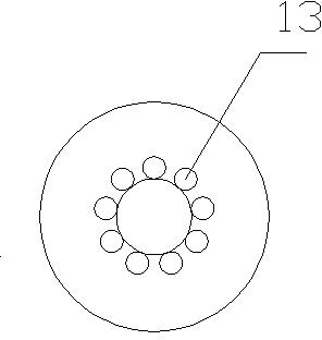 Distributed light emitting diode (LED) optical fibre coupling lighting car lamp