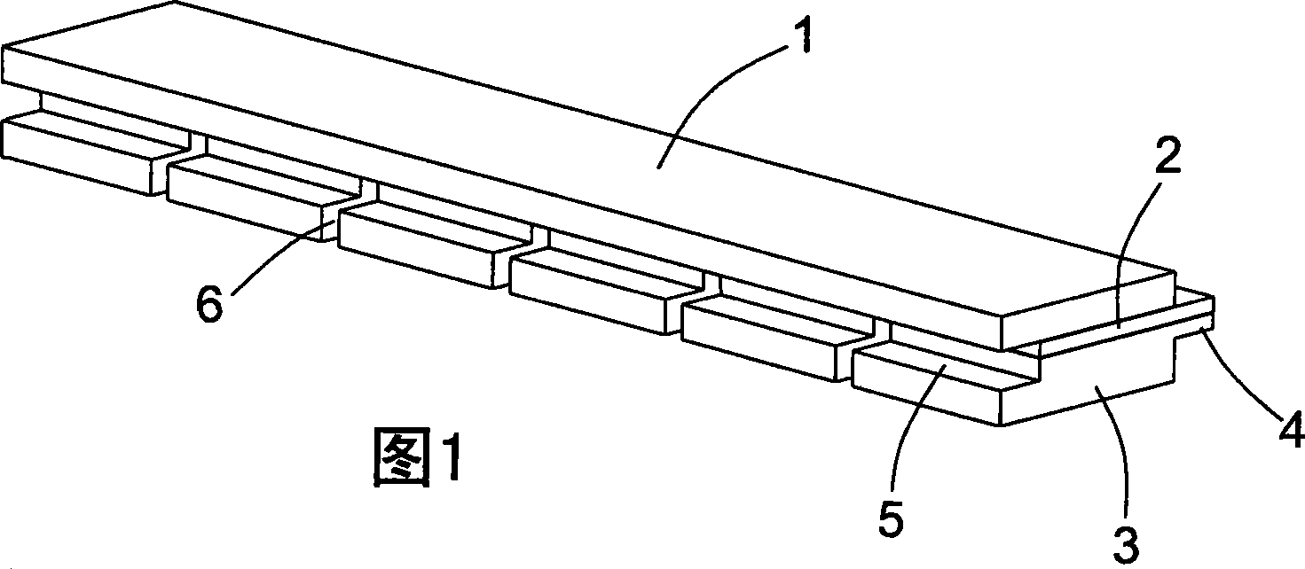 Terrestrial heat composite floor and manufacturing method thereof