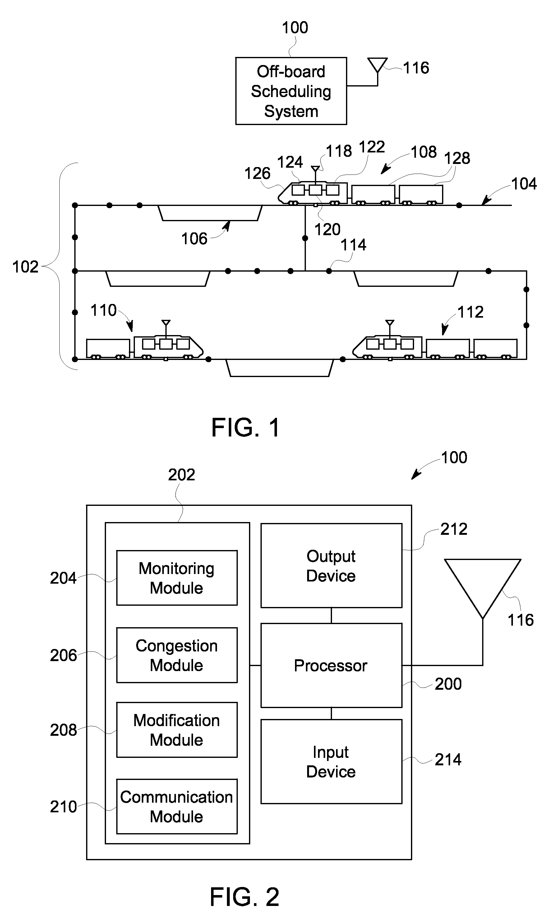 Scheduling system and method for a transportation network