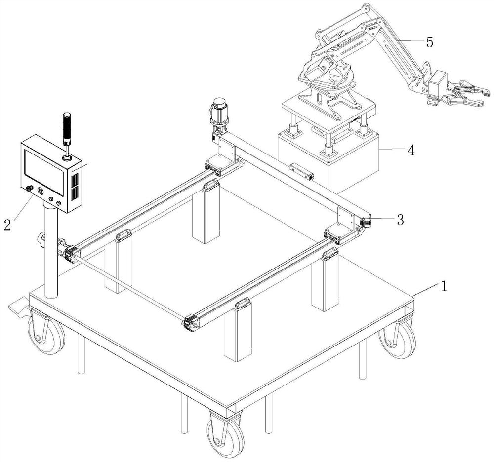 Electrical automatic mechanical arm bracket