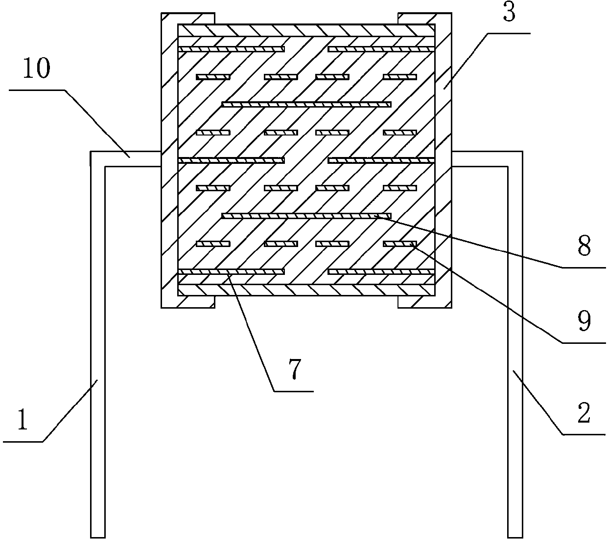 Multi-layer ceramic laminar capacitor