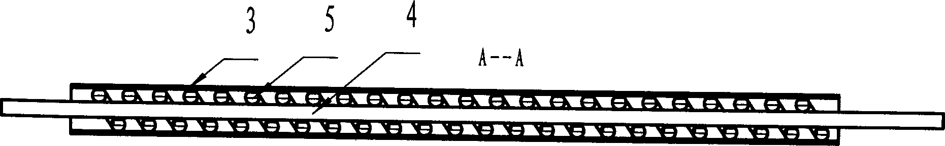 Process and special apparatus for electrogalvenizing inner and outer walls of steel pipe