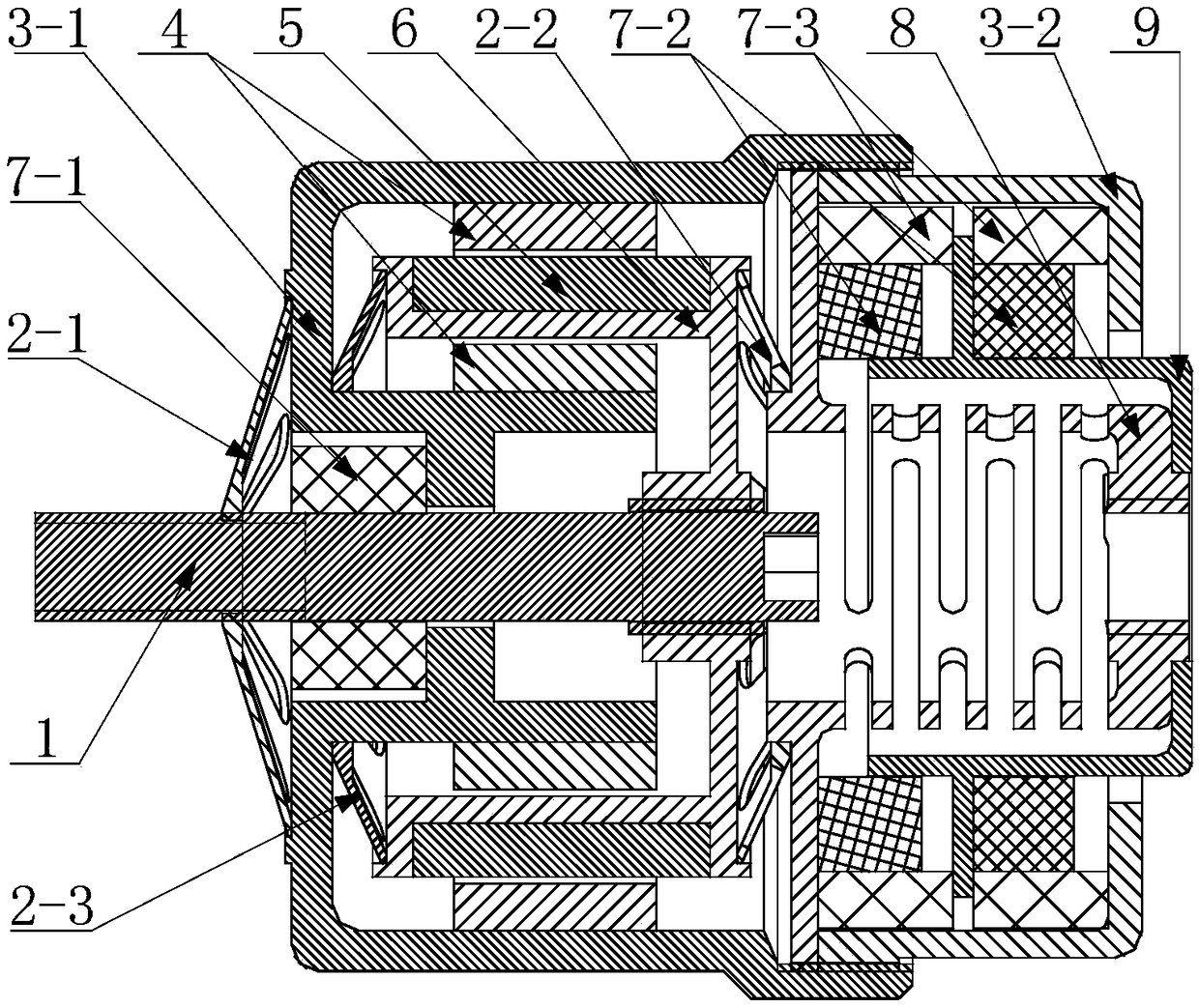 An active-passive integrated all-metal micro-vibration control device