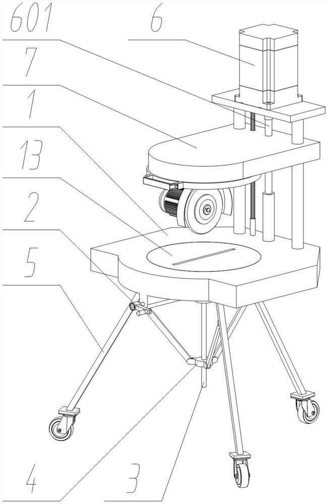 Vertical cutting device for road and bridge construction