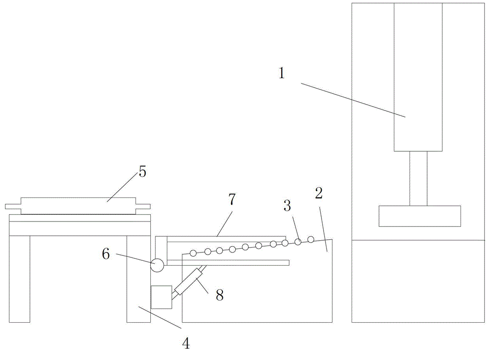 Full-automatic hot-pressing equipment for wood floor