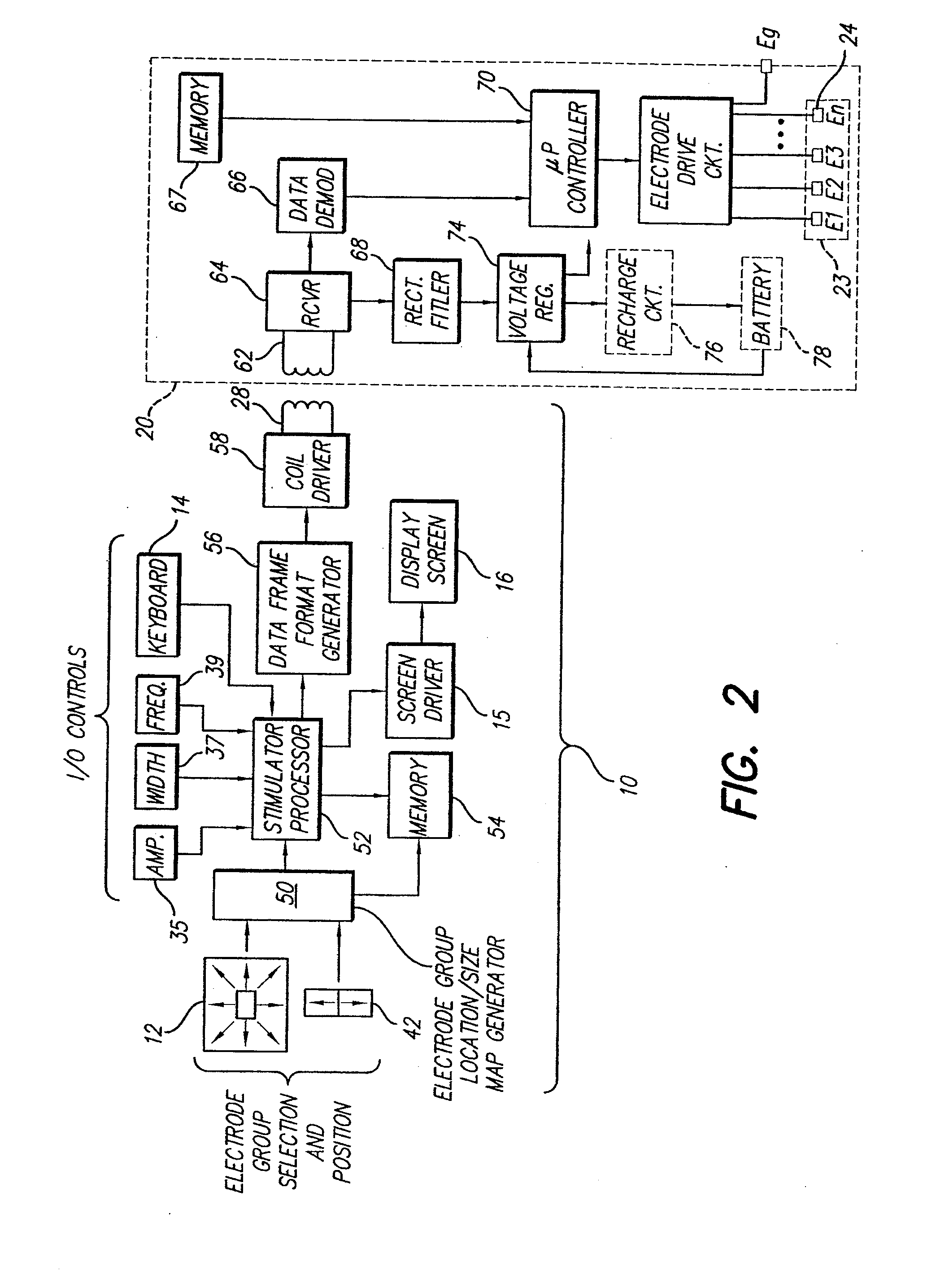 Implantable pulse generator having current steering means