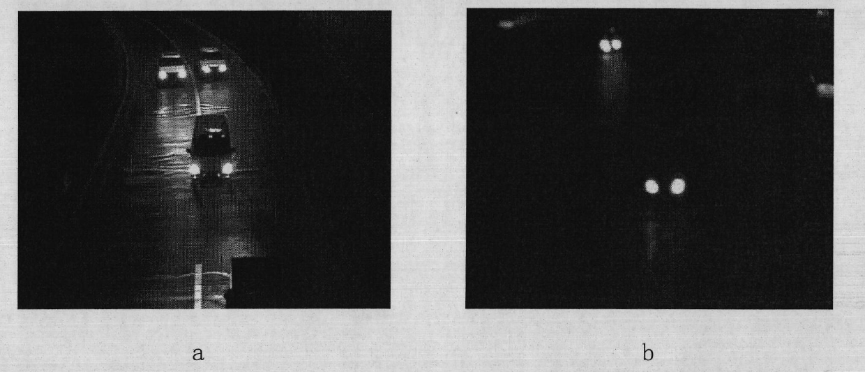 Night vehicle video detection method based on illumination visibility identification