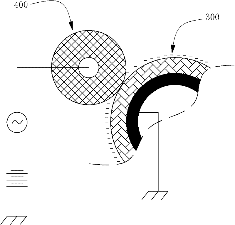 Regeneration method of charging roller of laser imaging processing box