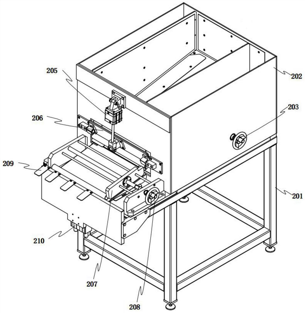 Metal pipe fitting end machining device