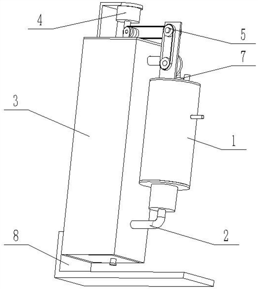 Exhaust system for industrial waste gas purification equipment