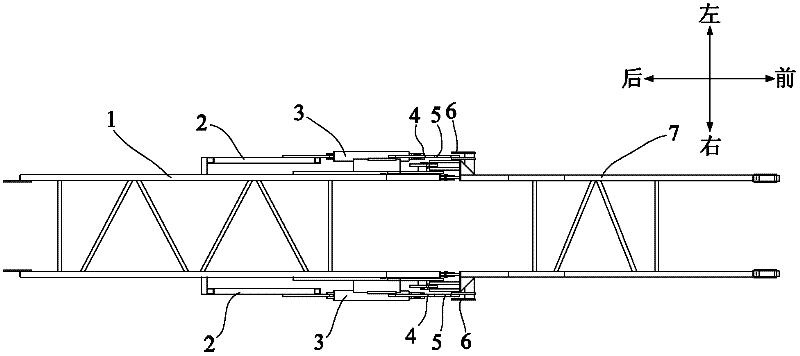 Folding system for secondary transfer machine of milling machine and milling machine