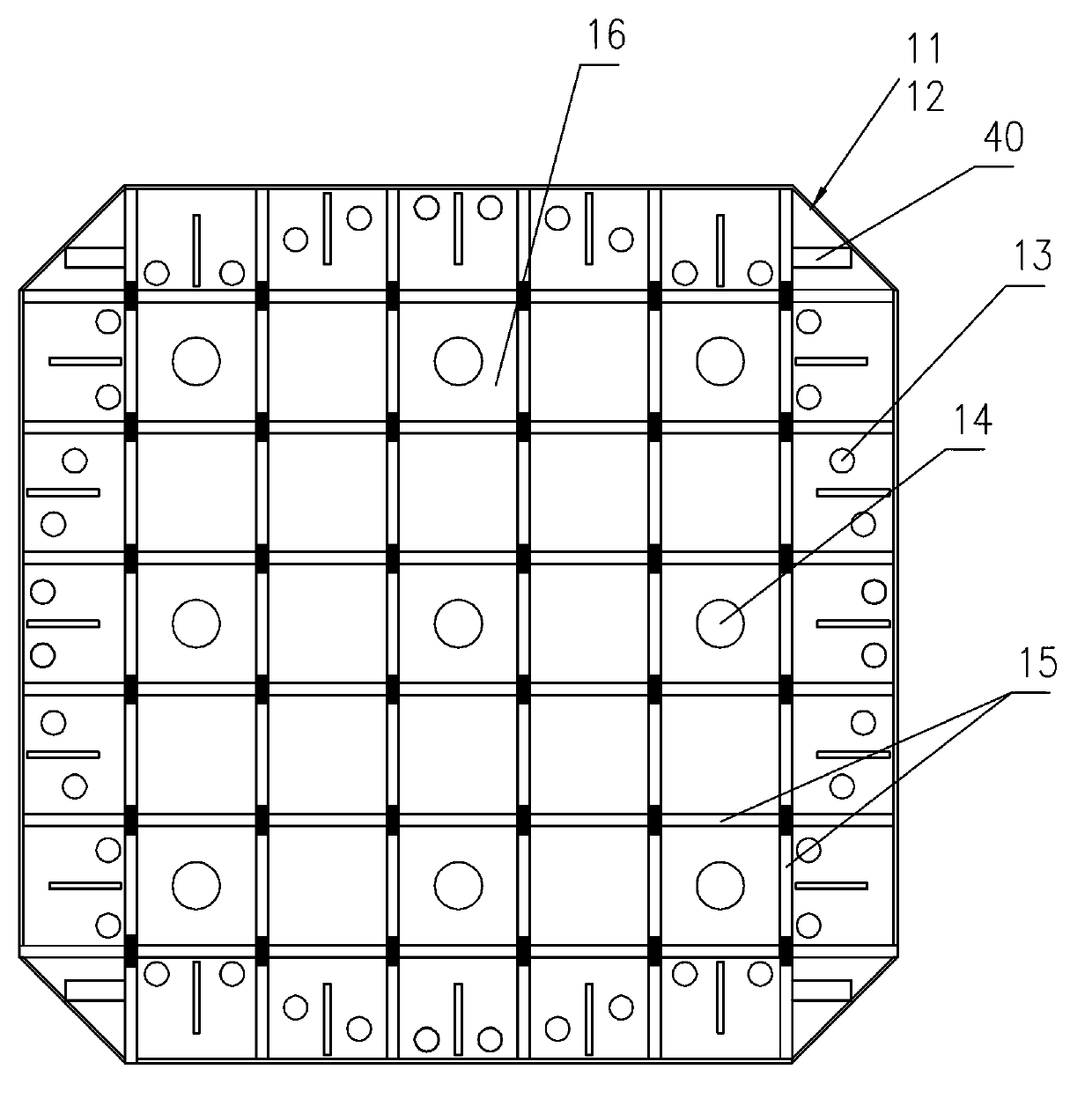 Large-tonnage foundation pile uplift-resistant static test connection device, loading counter-force system and method