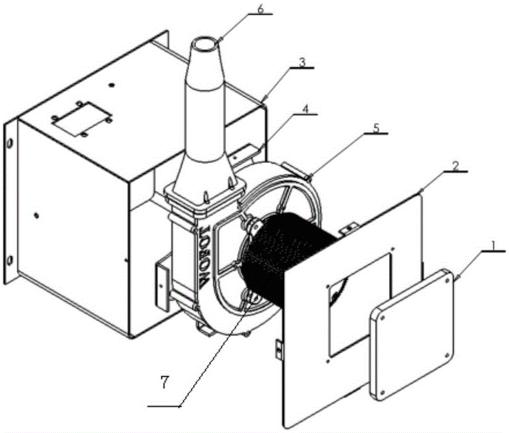 Energy saving fan component