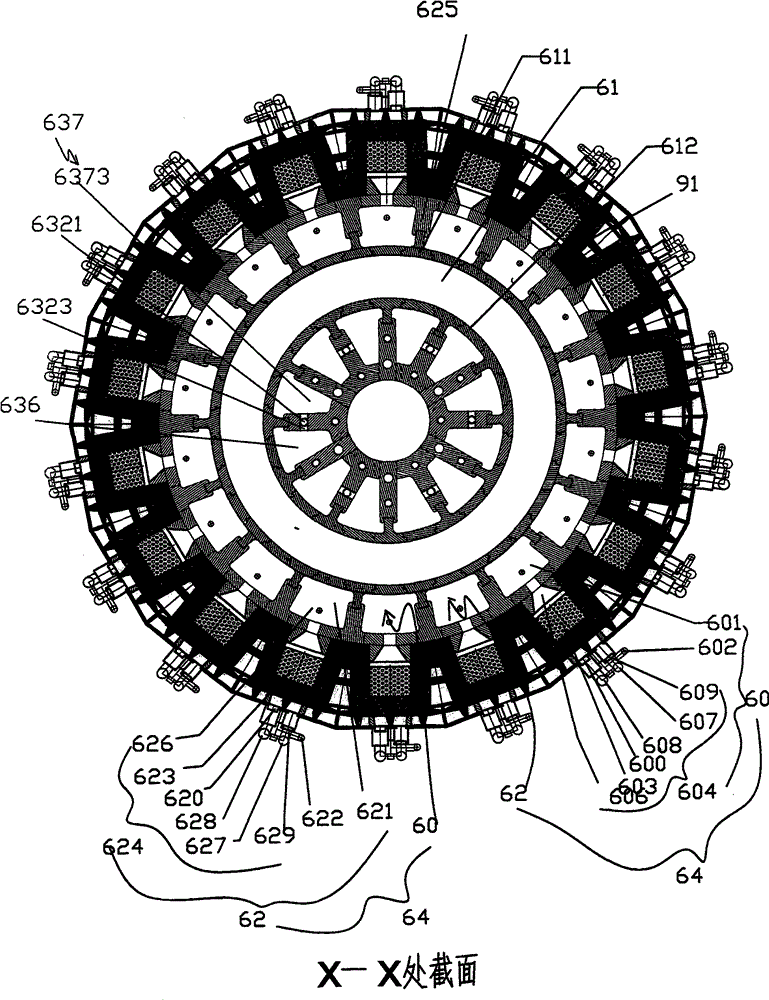 Continuous coking method of coal pyrolyzing furnace