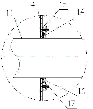 Horizontal type airtight aerobiotic fermentation tank