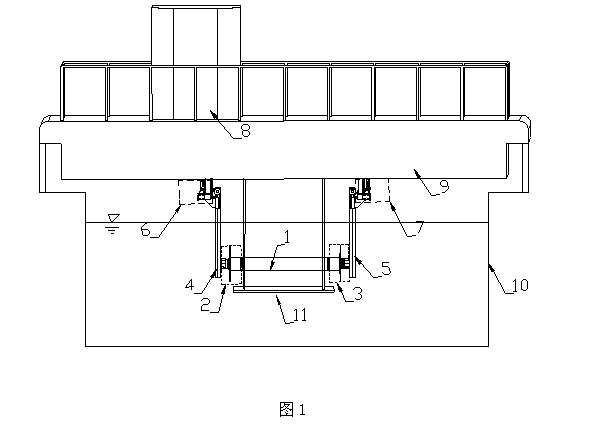 Forced vibration experiment facility for uniform down-flowing incoming flow of deep sea pipeline sectional model