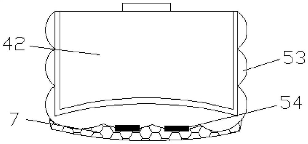 Hemostasis compression device for puncture position after femoral artery path intervention operation