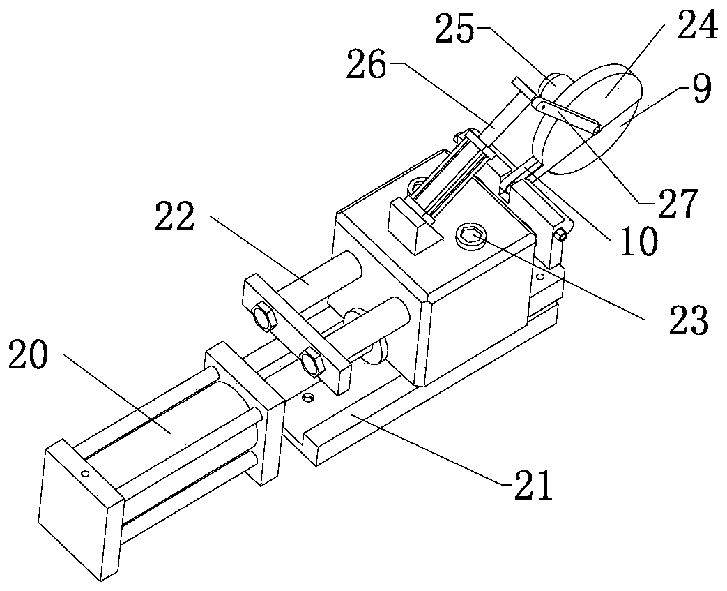 Square tube cutting and end surface grinding integrated equipment