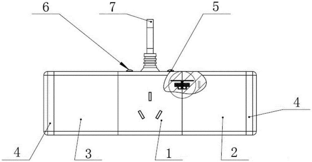 An extended combined module power socket and its application