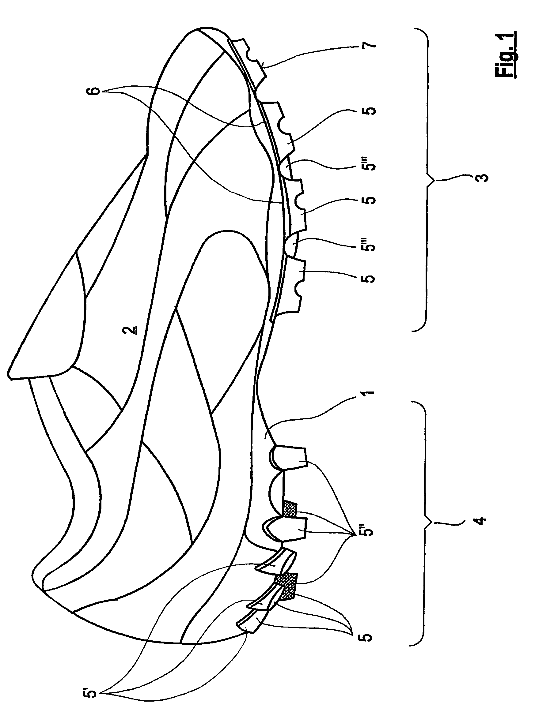 Outsole for sports shoes