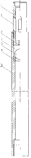 Built-in oil well pump plunger for upward-traveling valves