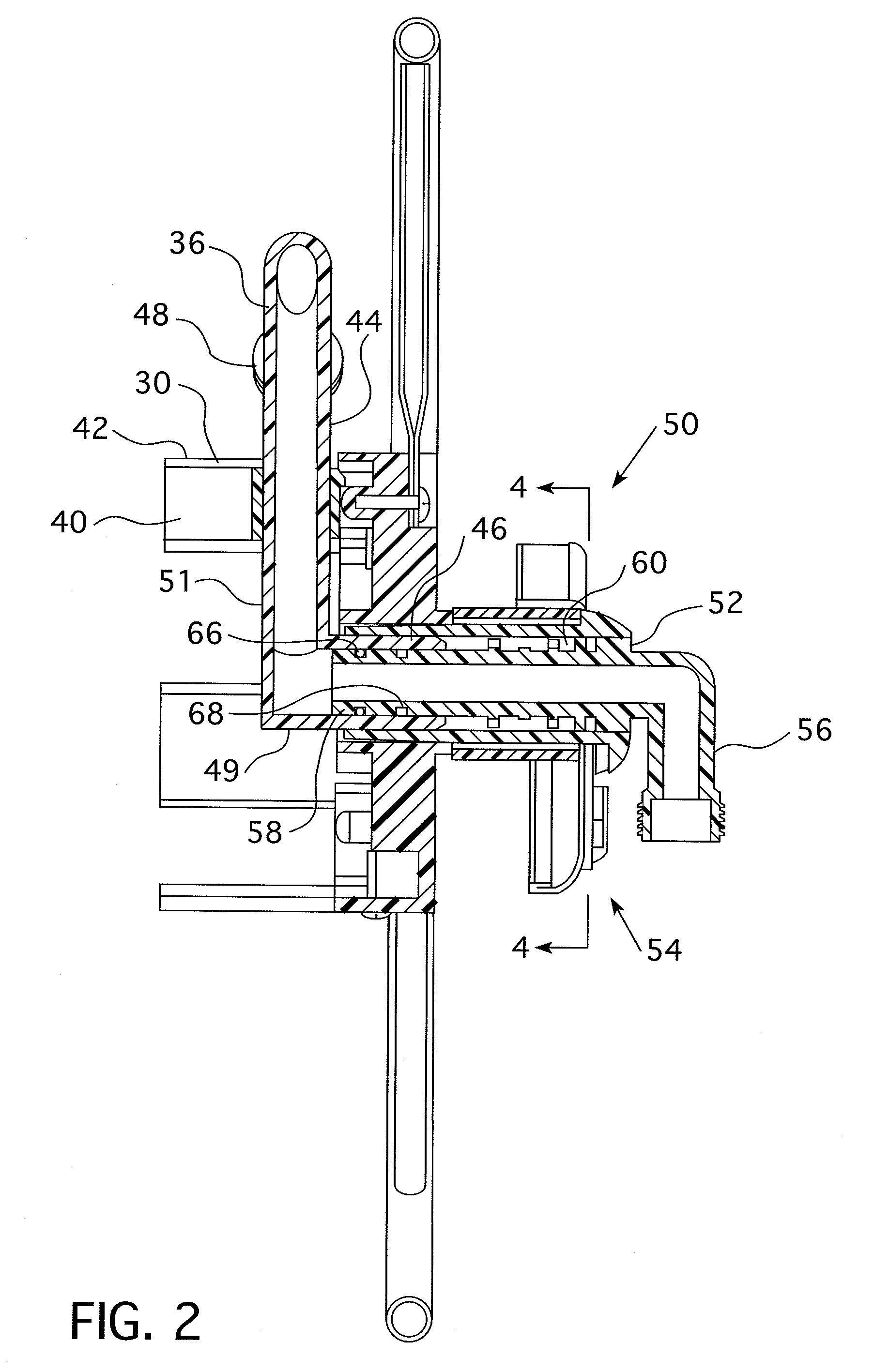 Metal hose reel water system