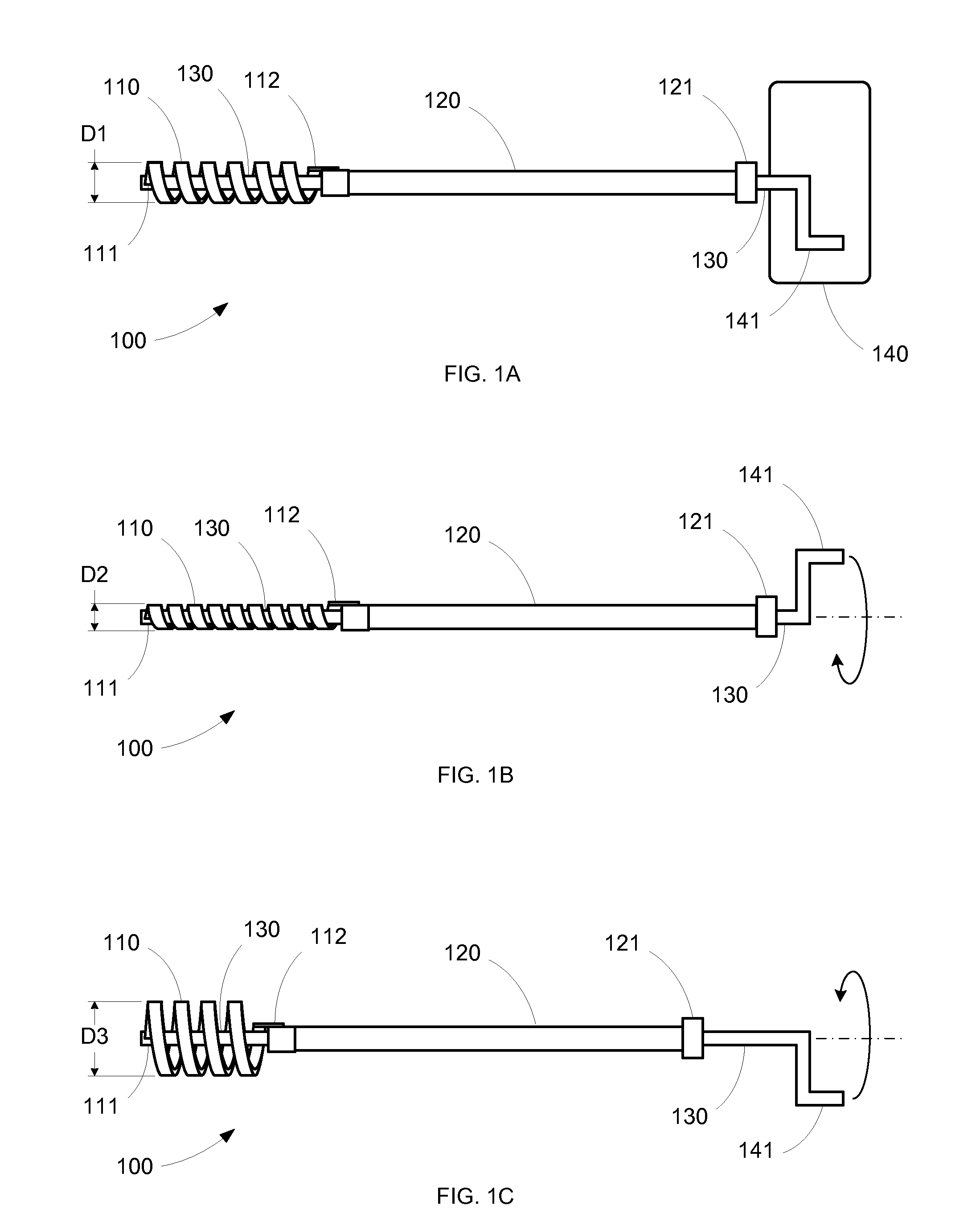 Expandable device for bone manipulation