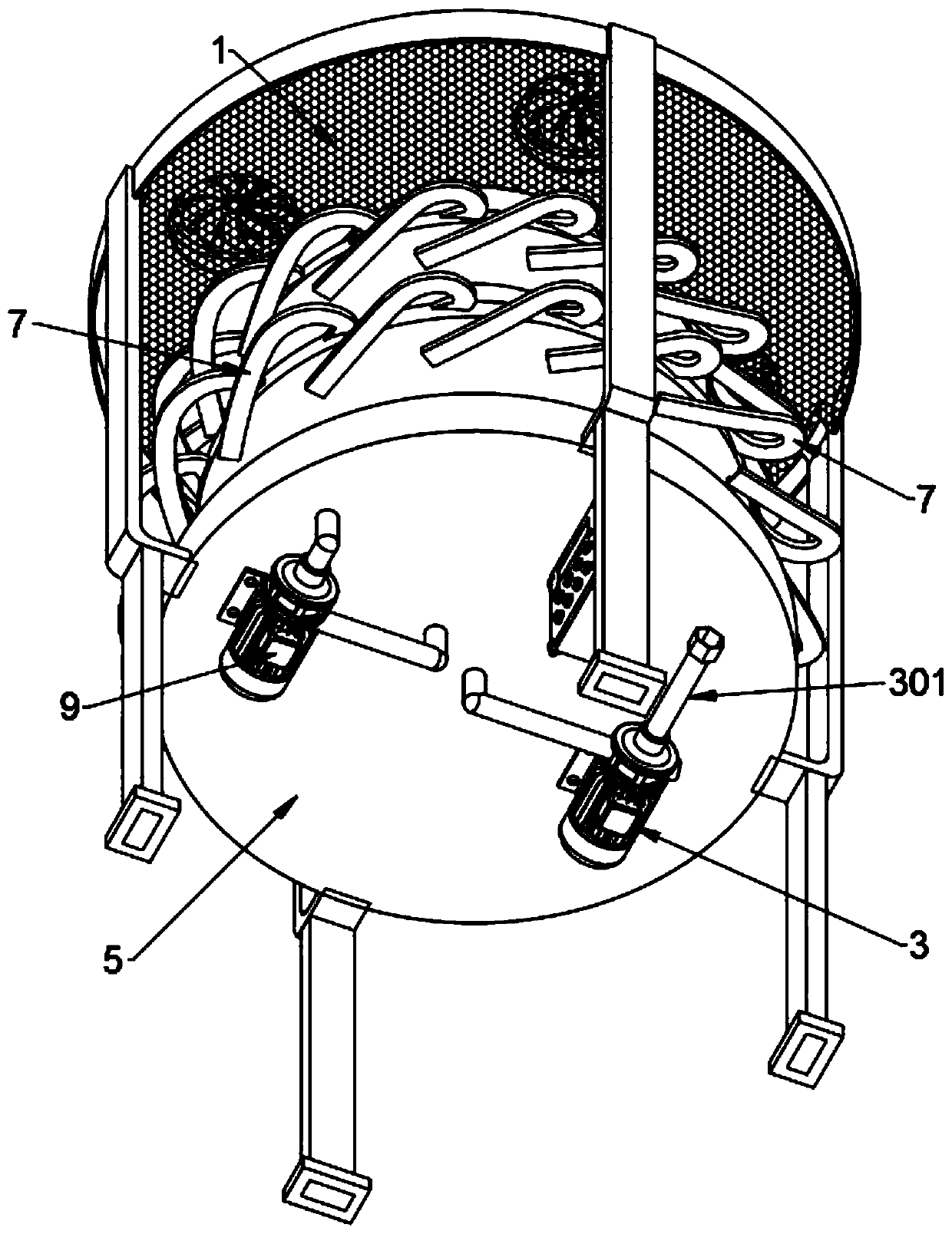 Cooling device based on vehicle injection mold equipment machining