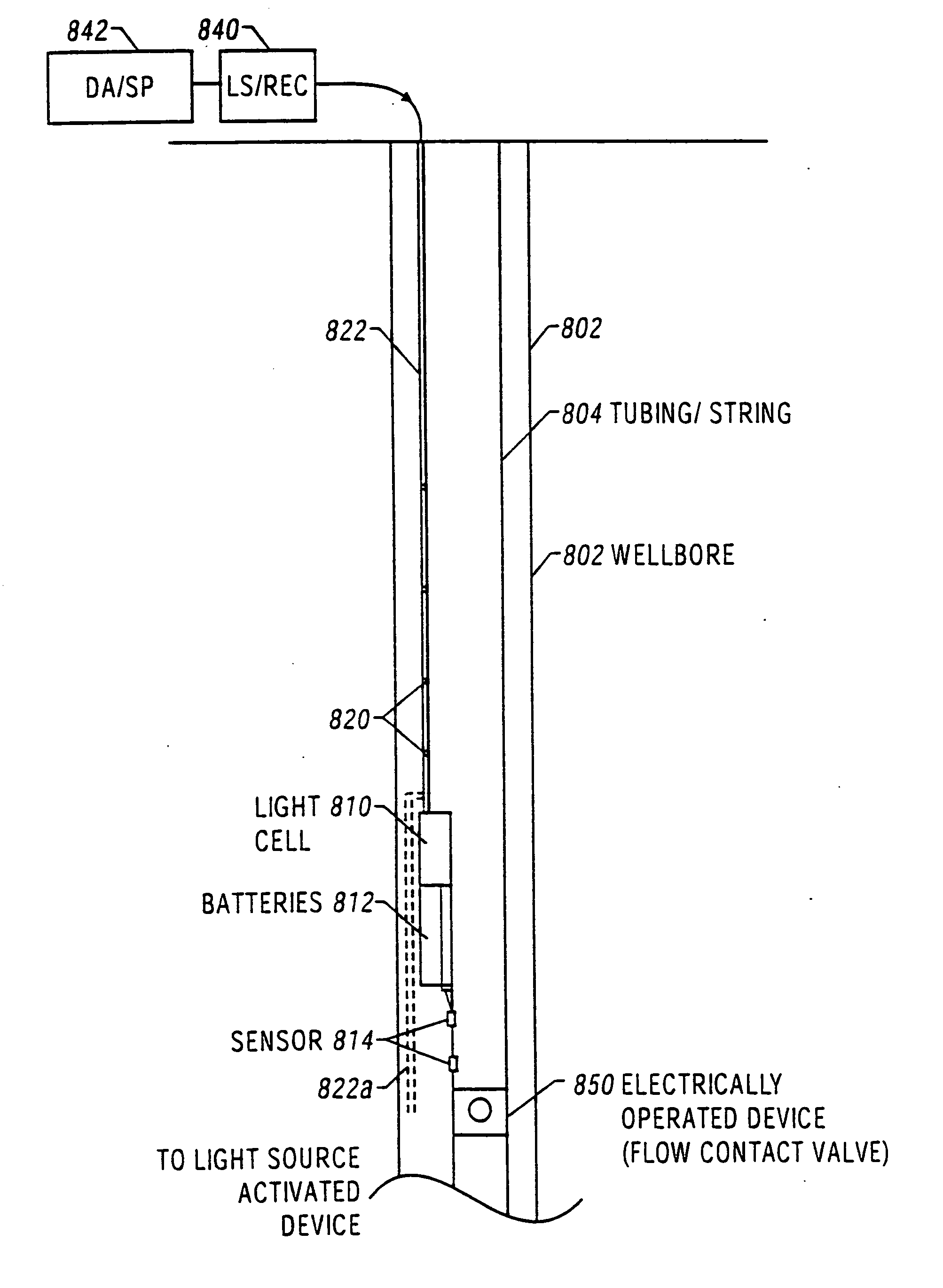 Providing a light cell in a wellbore