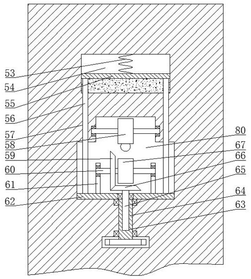 A steel wire rope oiling maintenance device