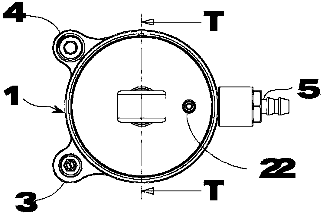 Vacuum attracting and pressure regulation pneumatic cylinder