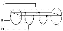 Position turnover device for upper gastrointestinal tract X-ray barium meal examination