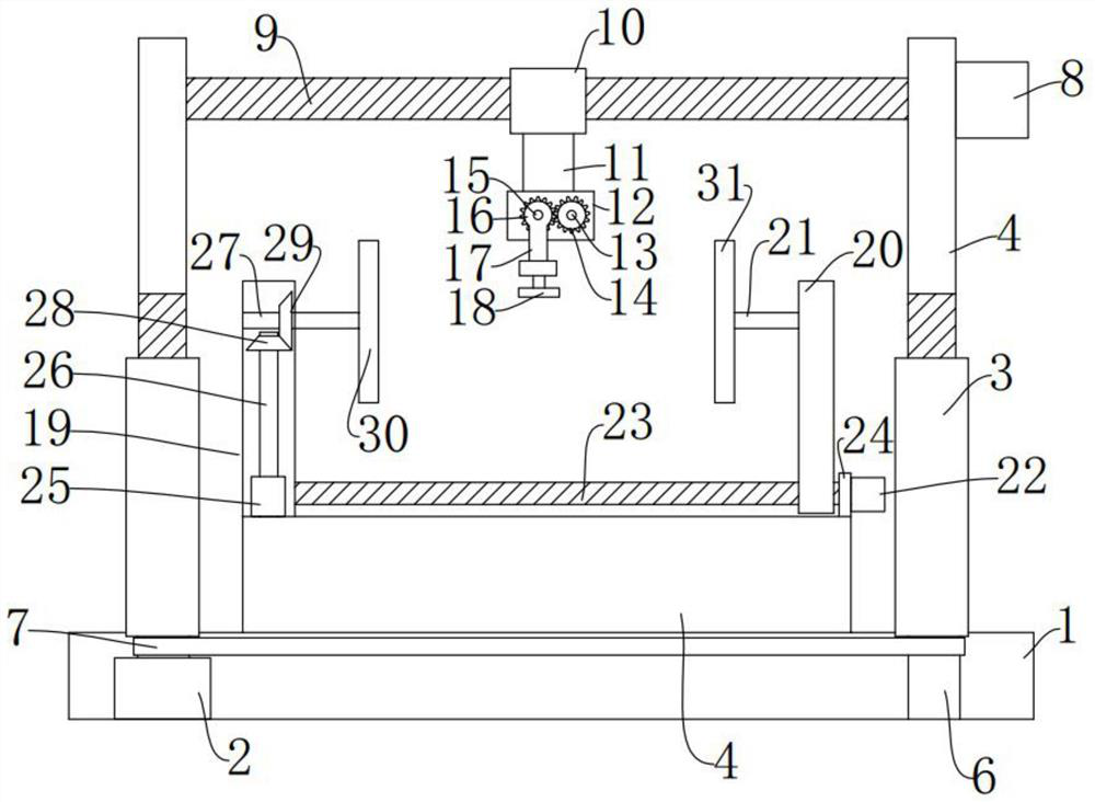 Die-casting surface polishing machine