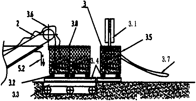 Ramie bast fiber washing and fiber pressing linkage device