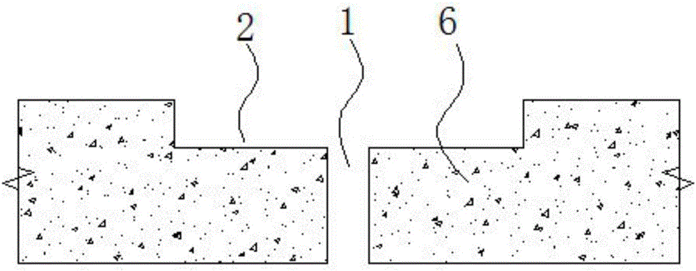 Waterproof sealing construction method for planar joint seam and joint seam waterproof sealing structure for waterproof sealing construction method