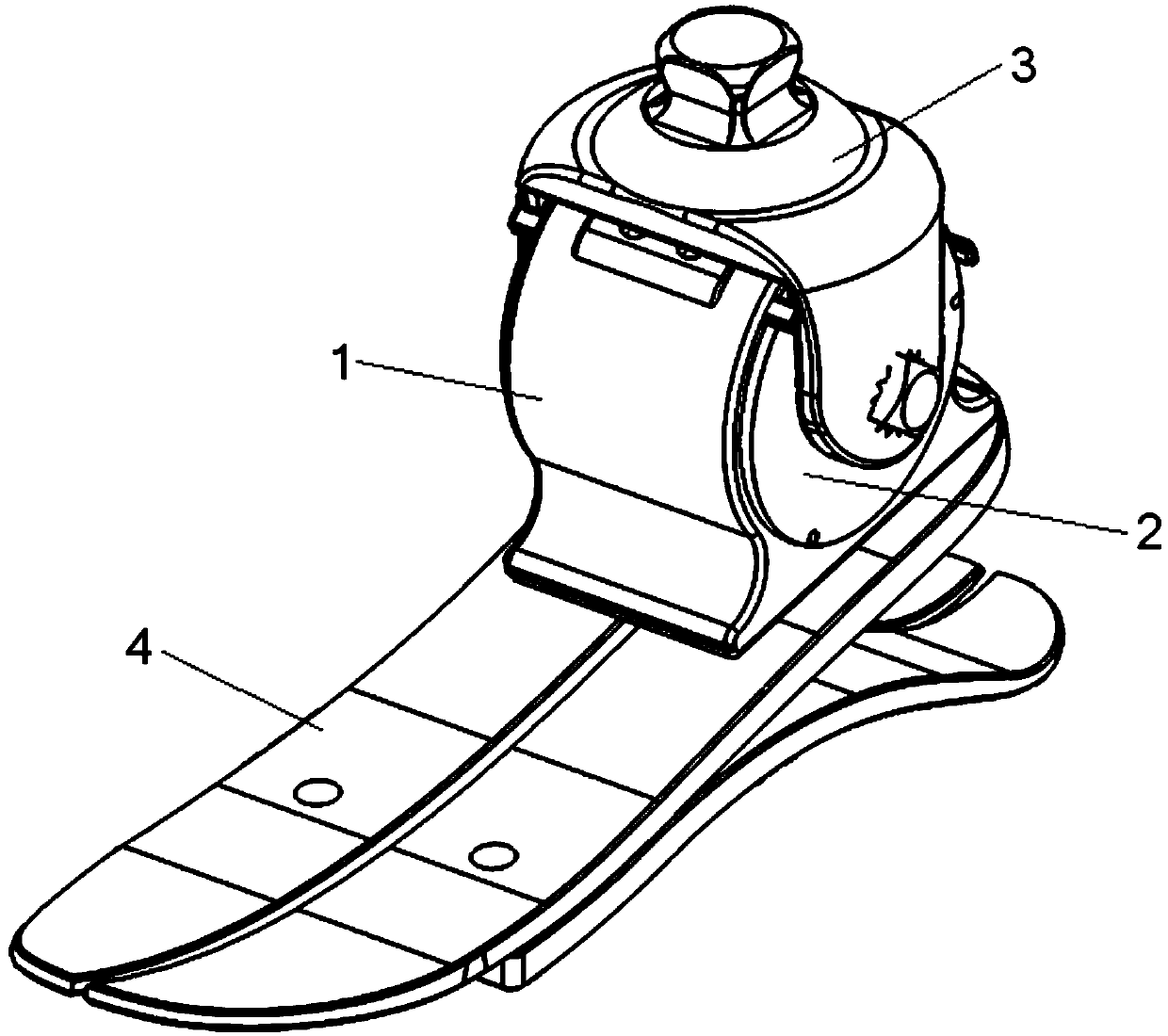 Hydraulic bionic ankle joint