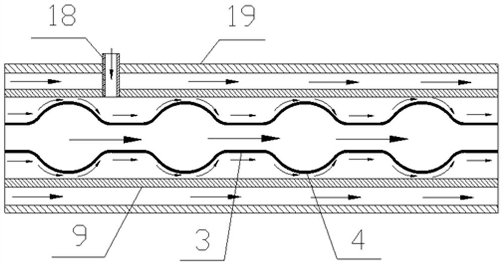 Method and device for continuously synthesizing tetrahydrophthalic anhydride